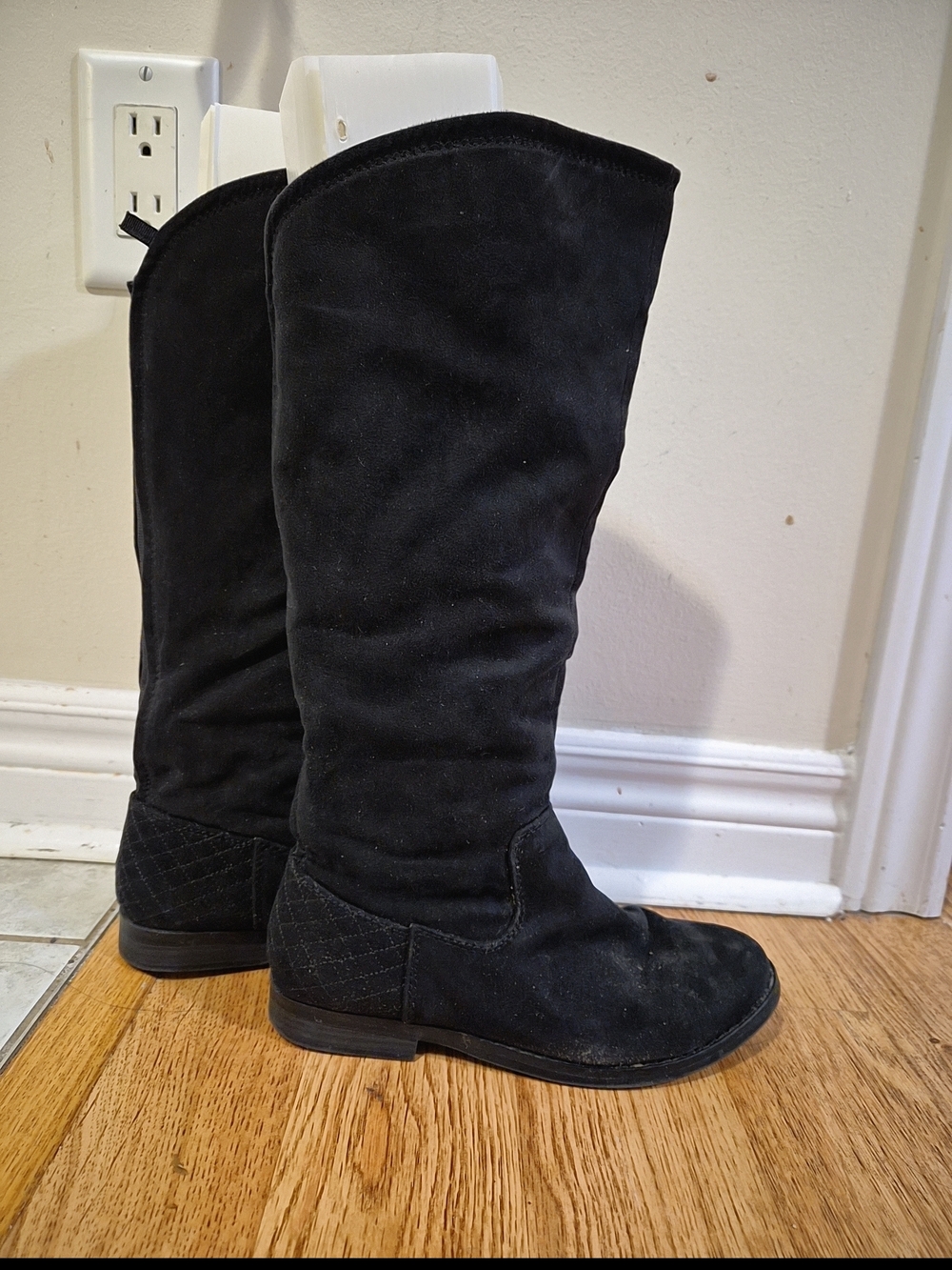 Gap Women's Black Suede Knee High Casual Boots